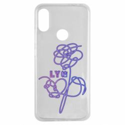 Чехол для Xiaomi Redmi Note 7 Flowers line bts - PrintSalon