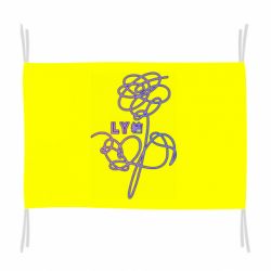 Флаг Flowers line bts - PrintSalon