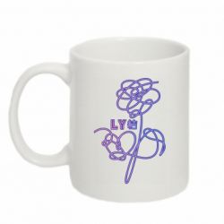 Чашка 320ml Flowers line bts - PrintSalon