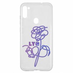 Чехол для Samsung A11/M11 Flowers line bts - PrintSalon