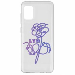 Чехол для Samsung A31 Flowers line bts - PrintSalon