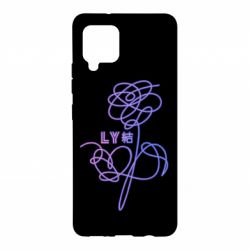 Чехол для Samsung A42 5G Flowers line bts - PrintSalon