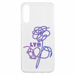 Чехол для Samsung A50 Flowers line bts - PrintSalon