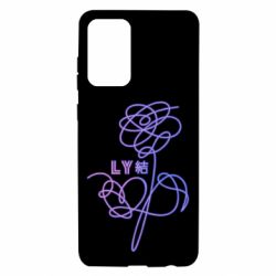 Чехол для Samsung A72 5G Flowers line bts - PrintSalon