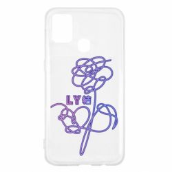 Чехол для Samsung M31 Flowers line bts - PrintSalon