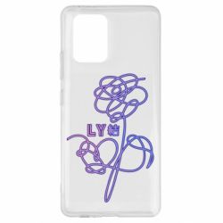 Чехол для Samsung S10 Lite Flowers line bts - PrintSalon