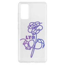 Чехол для Samsung S20 FE Flowers line bts - PrintSalon