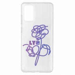 Чехол для Samsung S20+ Flowers line bts - PrintSalon