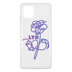 Чехол для Samsung Note 10 Lite Flowers line bts - PrintSalon
