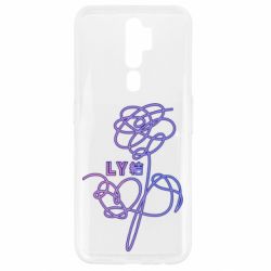 Чехол для Oppo A5/A9 2020 Flowers line bts - PrintSalon