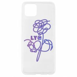 Чехол для Oppo A92s Flowers line bts - PrintSalon