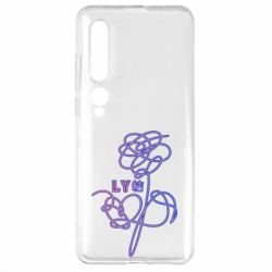 Чехол для Xiaomi Mi10/10 Pro Flowers line bts - PrintSalon