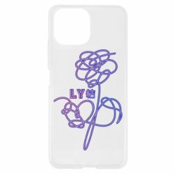 Чехол для Xiaomi Mi11 Lite Flowers line bts - PrintSalon