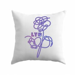 Подушка Flowers line bts - PrintSalon