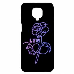 Чехол для Xiaomi Redmi Note 9S/9Pro/9Pro Max Flowers line bts - PrintSalon