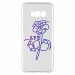 Чехол для Samsung S8 Flowers line bts - PrintSalon
