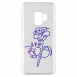 Чехол для Samsung S9 Flowers line bts - PrintSalon