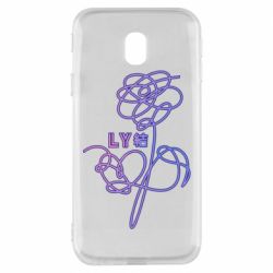 Чехол для Samsung J3 2017 Flowers line bts - PrintSalon