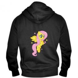 Чоловіче худі на блискавці Fluttershy - PrintSalon