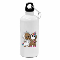 Фляга Baby Groot And Unicorn - PrintSalon