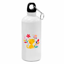 Фляга Cat, Flowers and Butterfly - PrintSalon