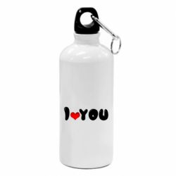 Фляга День Валентина I love you - PrintSalon