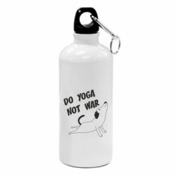 Фляга Do yoga not war - PrintSalon