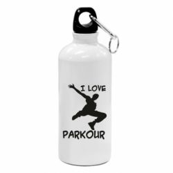 Фляга I love parkour - PrintSalon