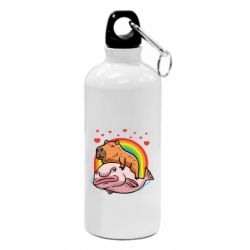 Фляга Капибара на рыбе - PrintSalon