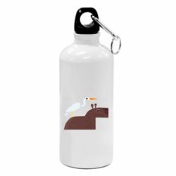 Фляга Капибара с цаплей - PrintSalon