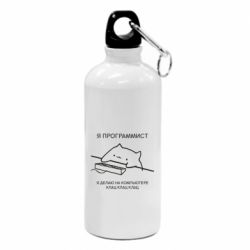 Фляга Котик программист - PrintSalon