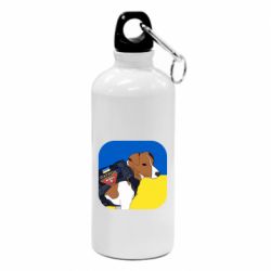 Фляга Патрон на фоне флага - PrintSalon