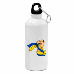 Фляга Рука с украинским флагом - PrintSalon