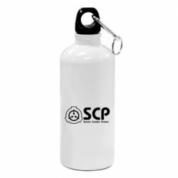 Фляга SCP logo text - PrintSalon