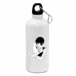 Фляга Великий из бродячих псов черно белое