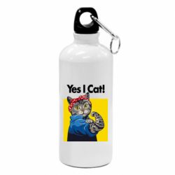 Фляга Yes I Cat - PrintSalon