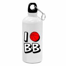 Фляга I love basketball - PrintSalon
