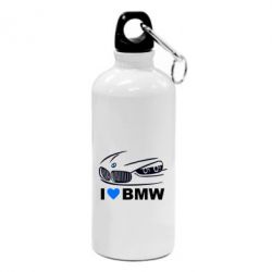 Фляга I love BMW 2 - PrintSalon