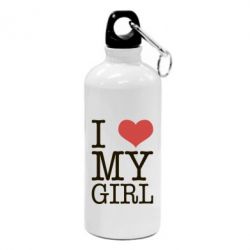 Фляга I love my girl - PrintSalon
