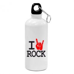Фляга I love rock - PrintSalon