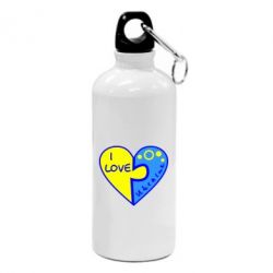Фляга I love Ukraine пазлы
