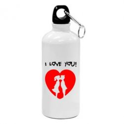 Фляга I love you - PrintSalon