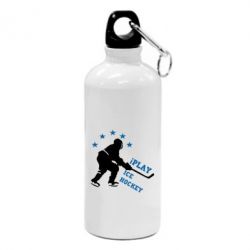 Фляга I play hockey - PrintSalon