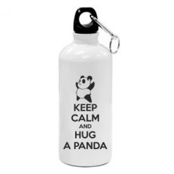 Фляга KEEP CALM and HUG A PANDA - PrintSalon