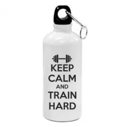 Фляга KEEP CALM and TRAIN HARD - PrintSalon