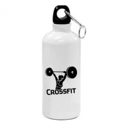 Фляга Кроссфіт зі штангою-PrintSalon Фляга Кроссфіт зі штангою