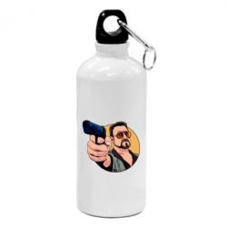 Фляга Лебовски с пушкой - PrintSalon