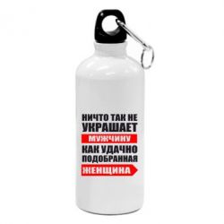 Фляга Ничто так не украшает мужчину - PrintSalon