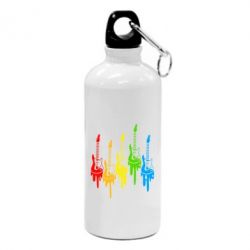 Фляга Разноцветные гитары - PrintSalon