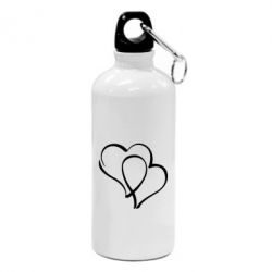Фляга Влюбленные сердца - PrintSalon